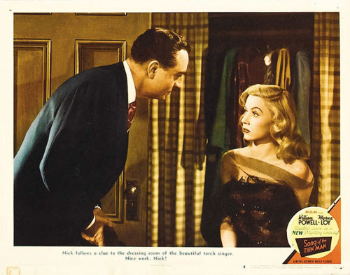 song of the thin man lobby card #4