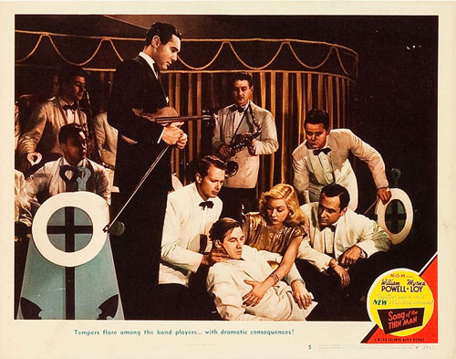 song of the thin man lobby card #5