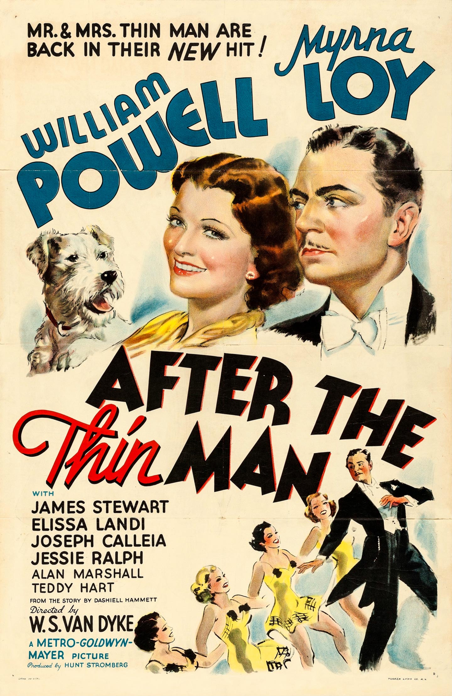 after the thin man 1 sheet style d movie poster