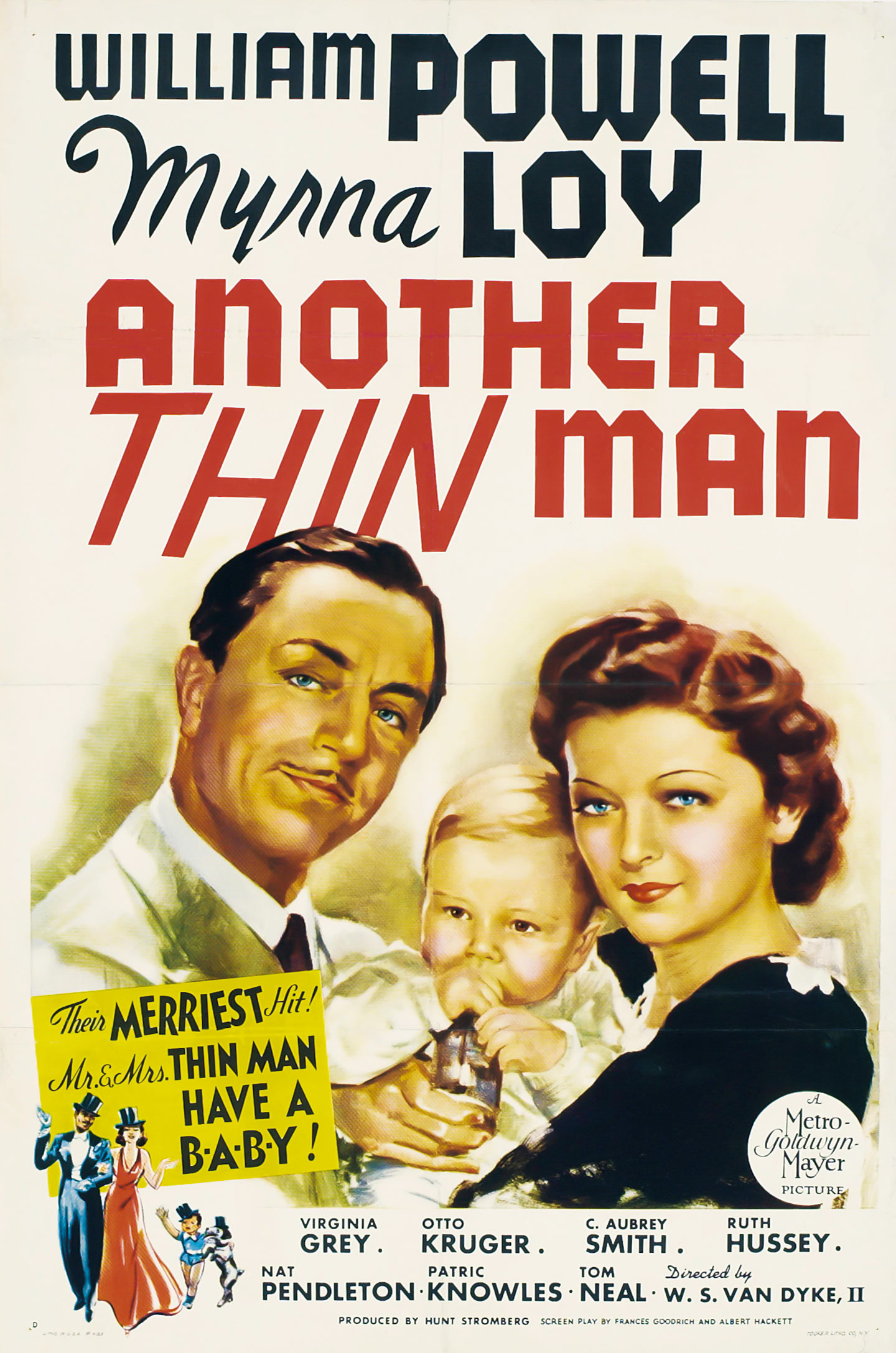 another thin man 1 sheet style d movie poster