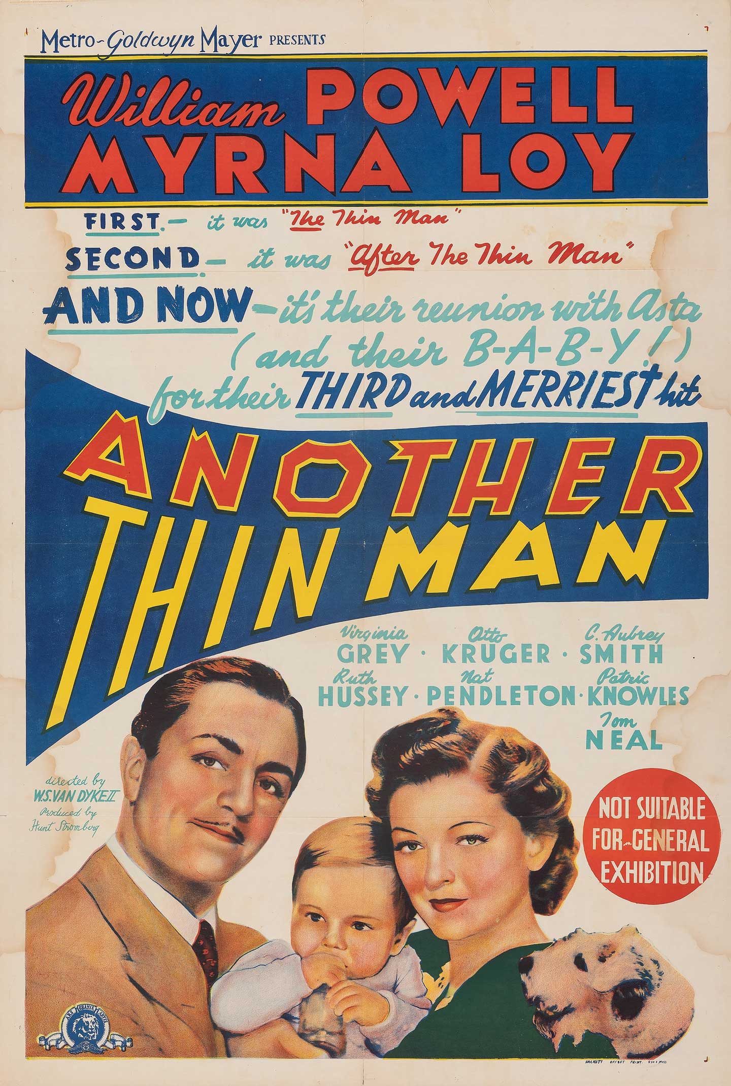 another thin man australian 1 sheet movie poster