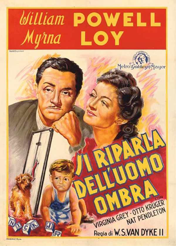 another thin man italian fogli movie poster