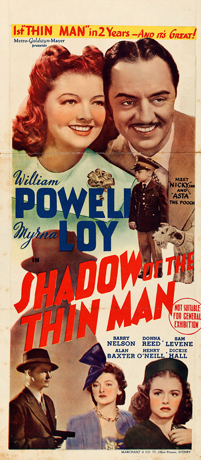 shadow of the thin man australian daybill movie poster