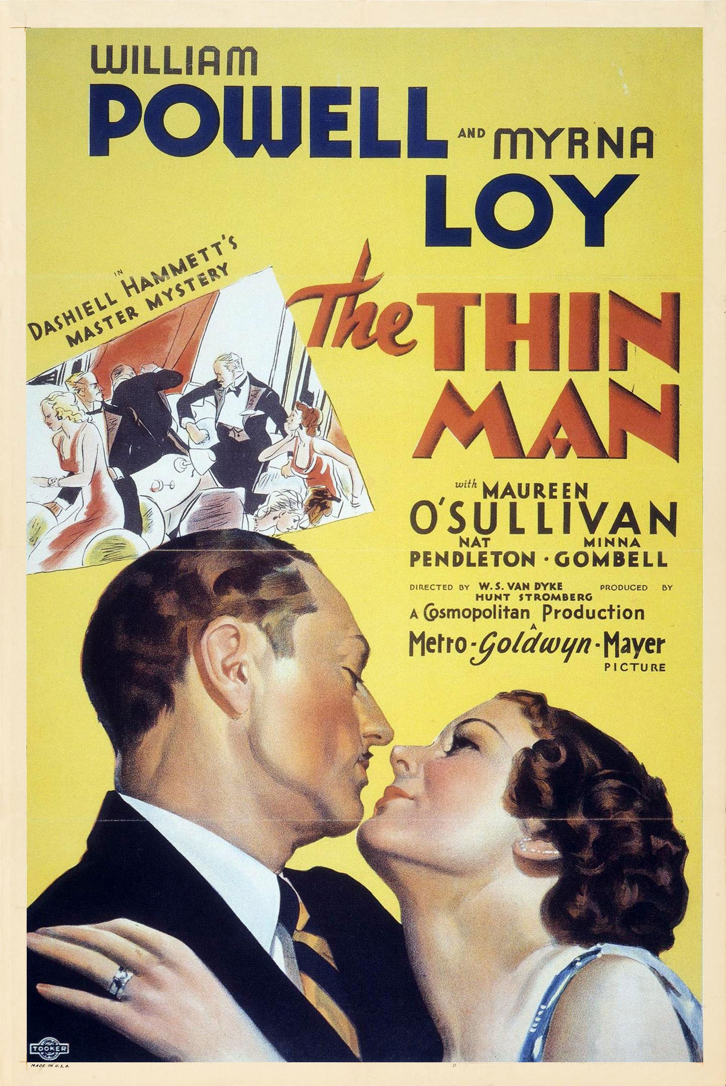 the thin man 1 sheet style d movie poster