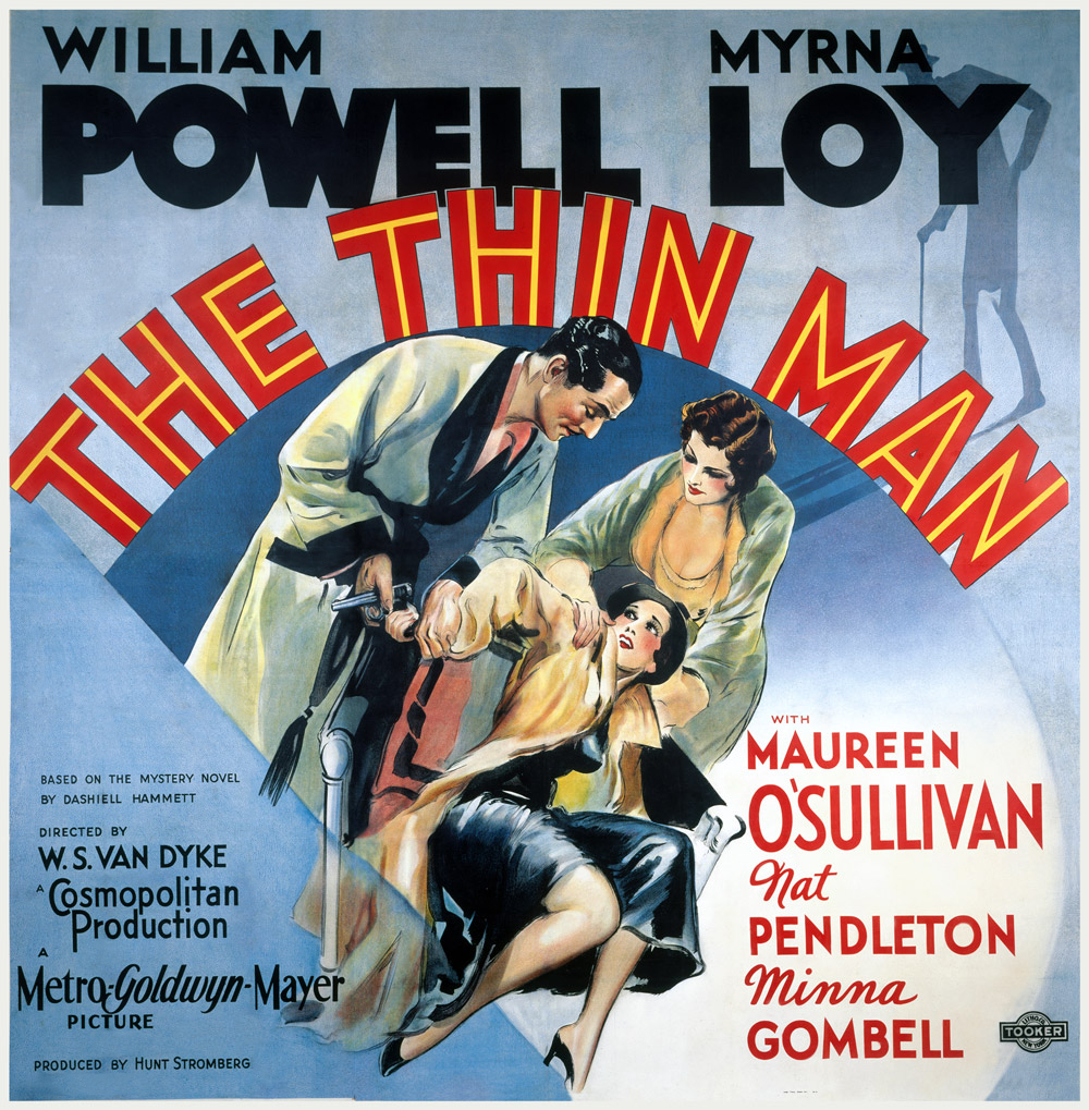 the thin man us 6 sheet movie poster