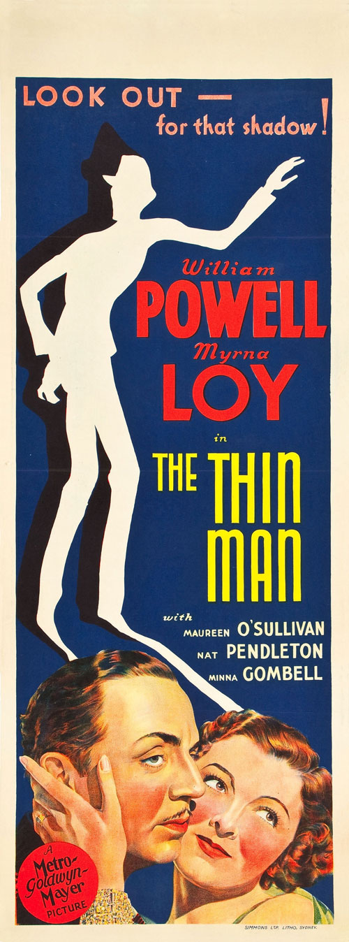 the thin man australian daybill movie poster