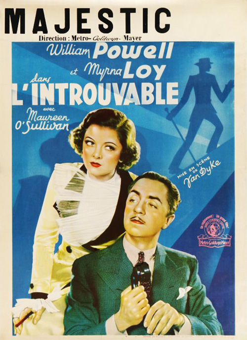 the thin man pre-war begium movie poster