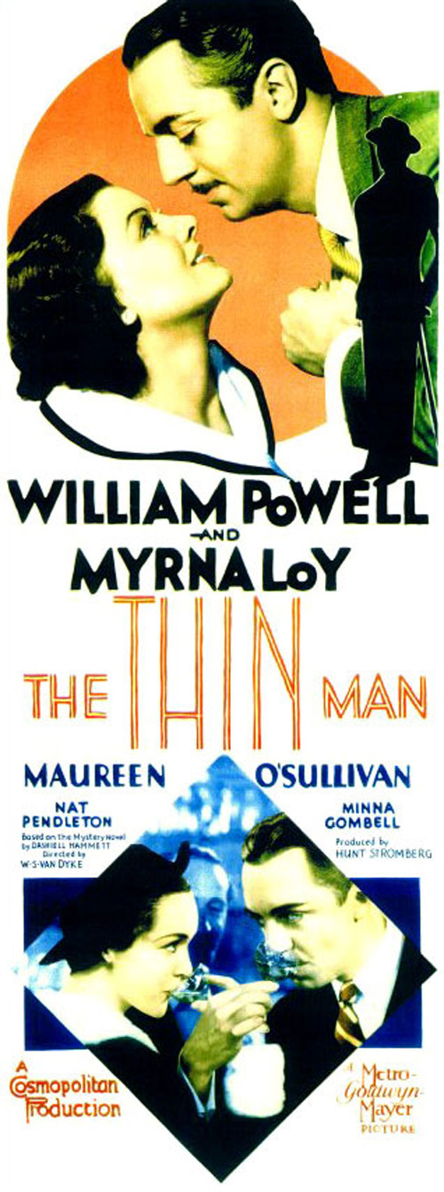 the thin man us insert movie poster
